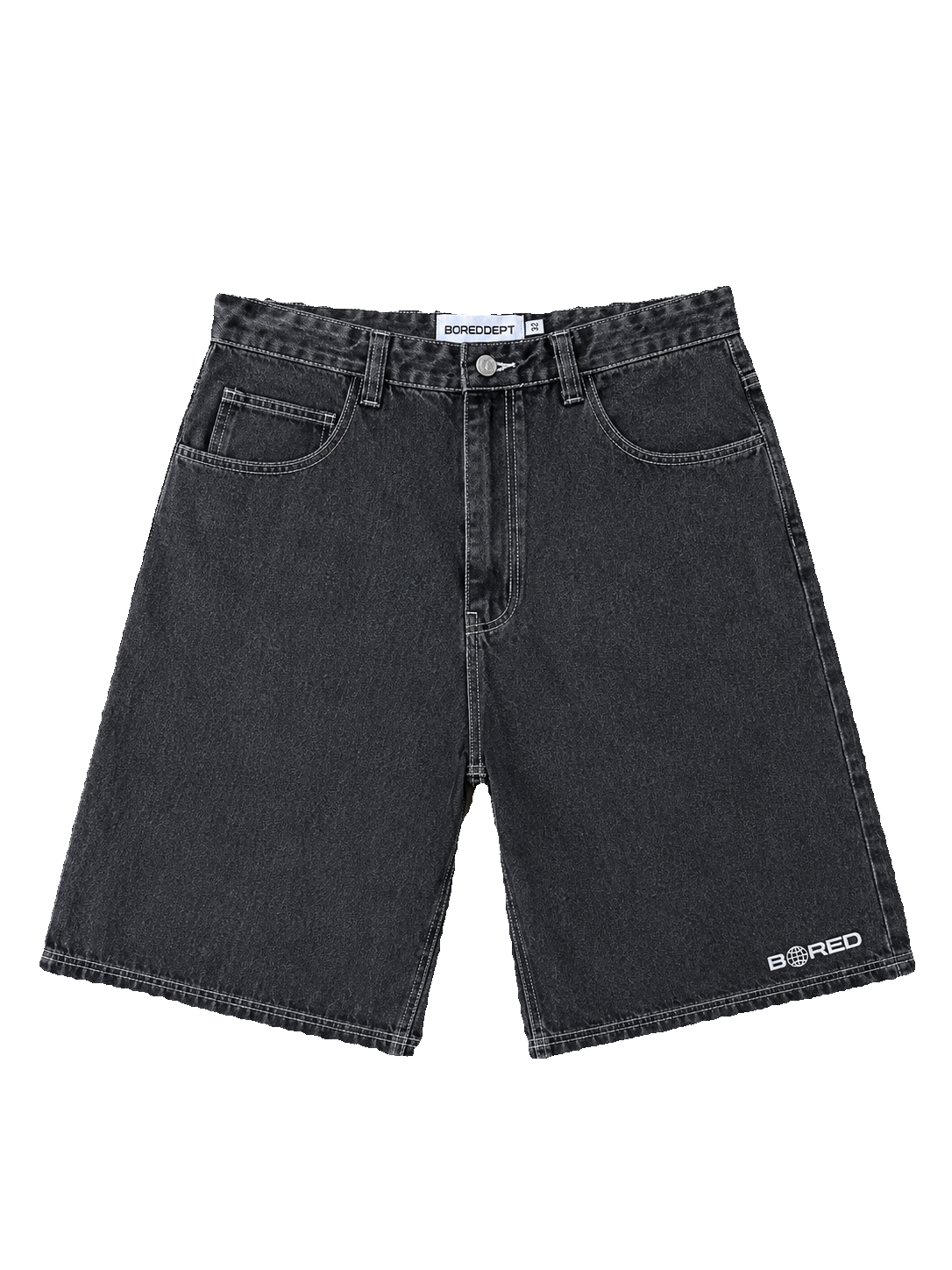 Bored denim shorts