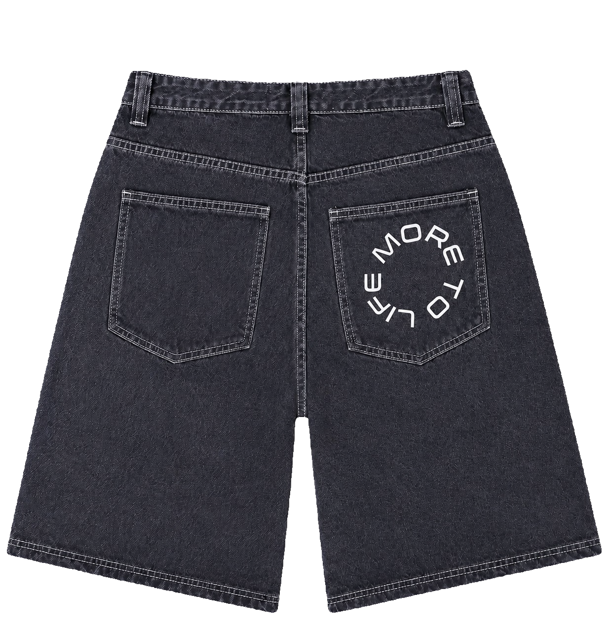 Bored denim shorts