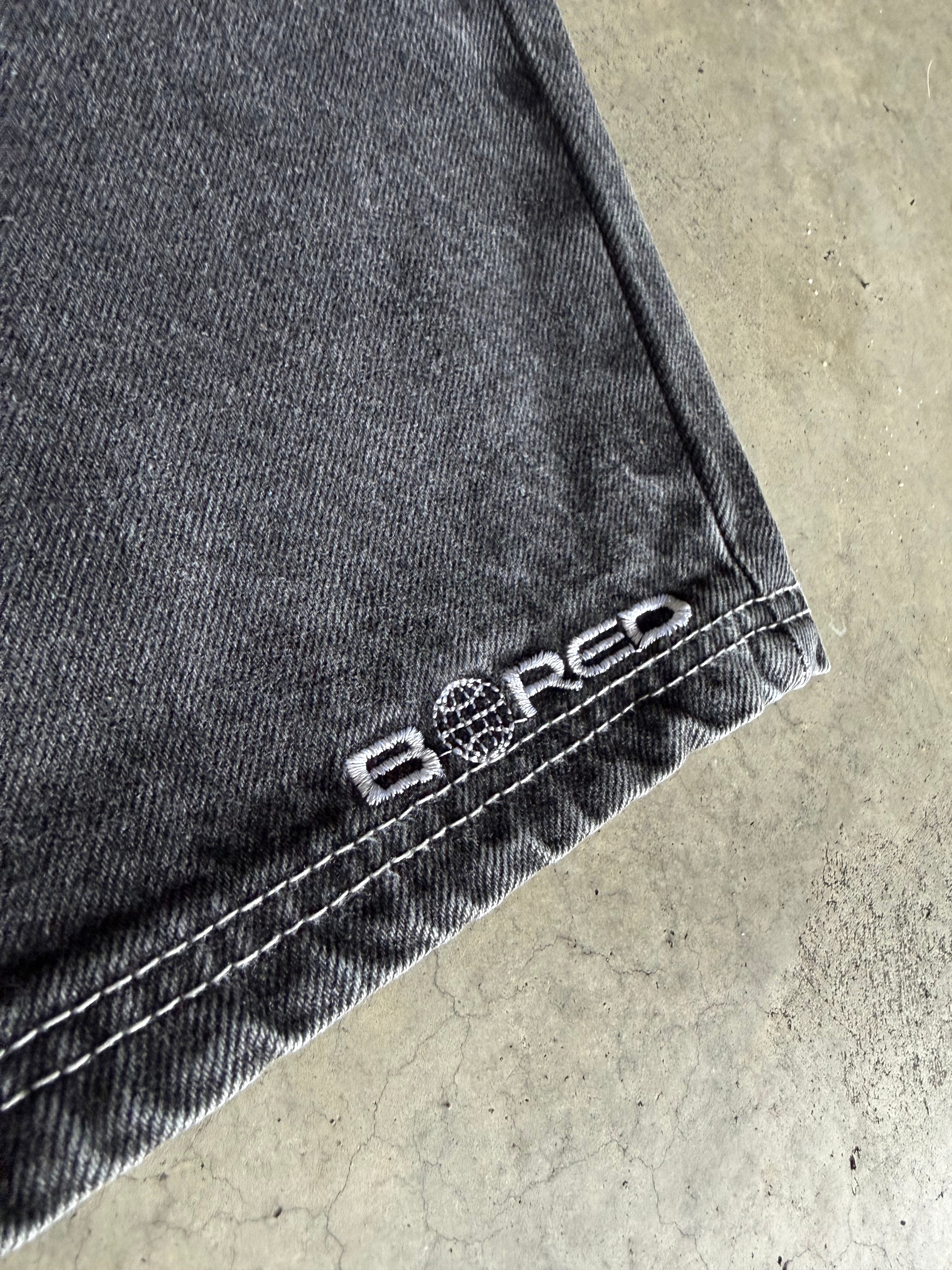 Bored denim shorts